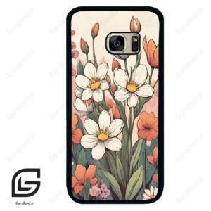 قاب گوشی سامسونگ اس 7 (Galaxy S7 ) طرح گل کد 2475
