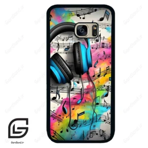 قاب گوشی سامسونگ اس 7 (Galaxy S7 ) طرح موسیقی کد 2482
