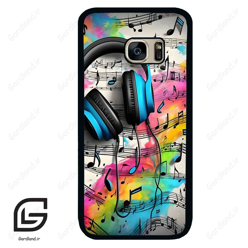 قاب گوشی سامسونگ اس 7 (Galaxy S7 ) طرح موسیقی کد 2482