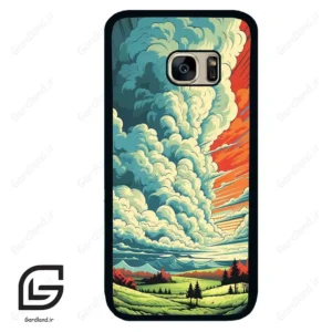 قاب گوشی سامسونگ اس 7 (Galaxy S7 ) طرح ابرنگی کد 2491