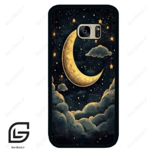 قاب گوشی سامسونگ اس 7 (Galaxy S7 ) طرح ماه کد 2547