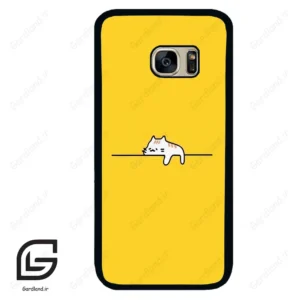 قاب گوشی سامسونگ اس 7 (Galaxy S7 ) طرح گربه کد 2550