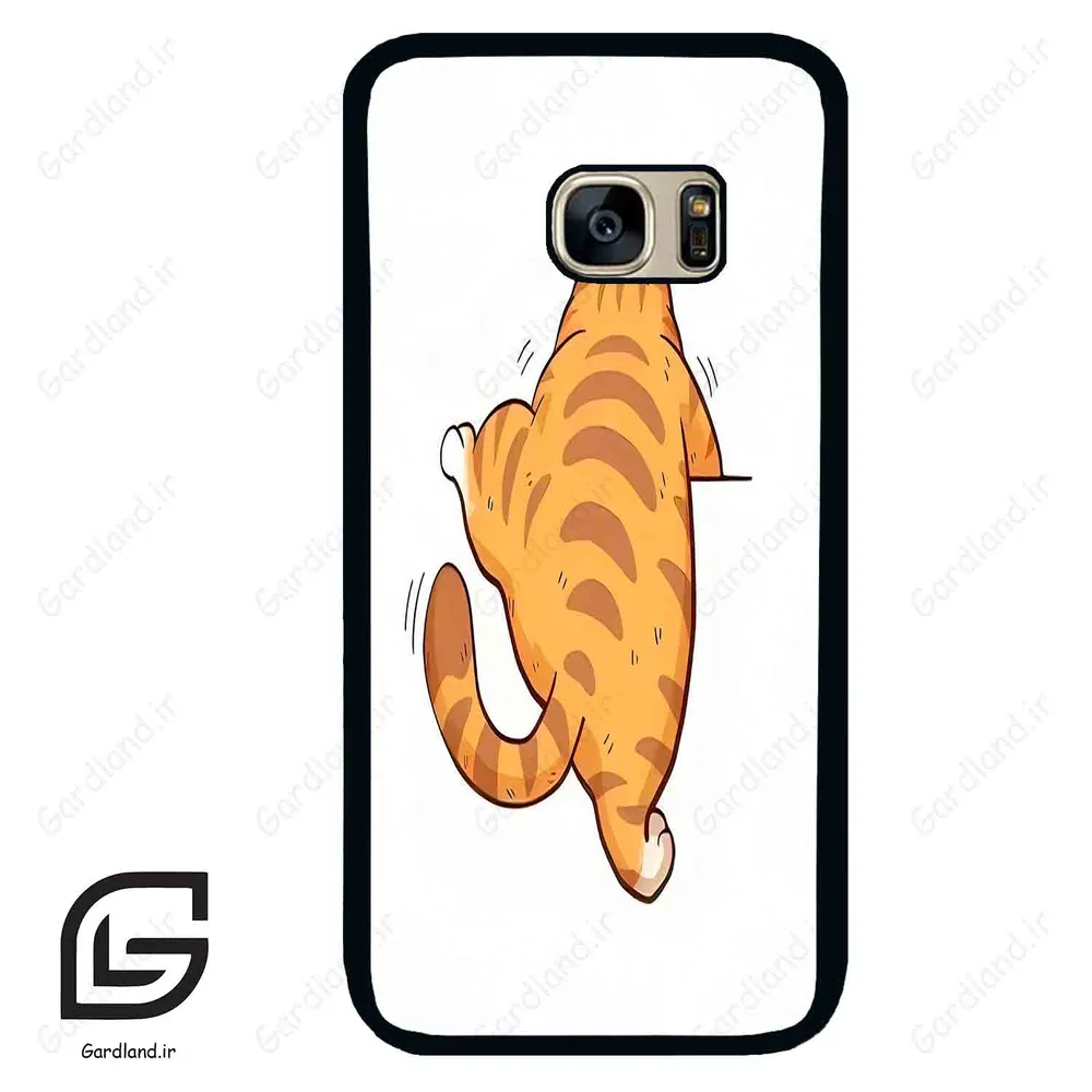 قاب گوشی سامسونگ اس 7 (Galaxy S7 ) طرح گربه کد 2553