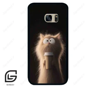 قاب گوشی سامسونگ اس 7 (Galaxy S7 ) طرح گربه کد 2567