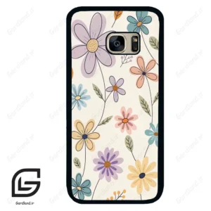 قاب گوشی سامسونگ اس 7 (Galaxy S7 ) طرح گل کد 2587