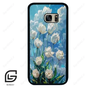 قاب گوشی سامسونگ اس 7 (Galaxy S7 ) طرح گل کد 2597