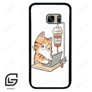 قاب گوشی سامسونگ اس 7 (Galaxy S7 ) طرح گربه کد 2617