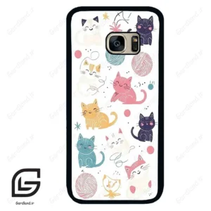 قاب گوشی سامسونگ اس 7 (Galaxy S7 ) طرح گربه کد 2620