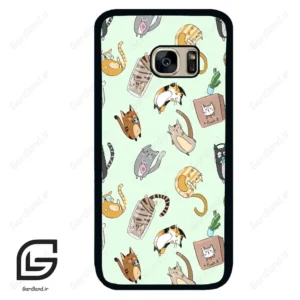 قاب گوشی سامسونگ اس 7 (Galaxy S7 ) طرح گربه کد 2622