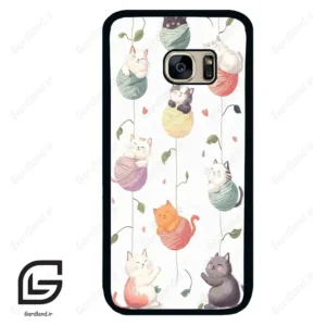 قاب گوشی سامسونگ اس 7 (Galaxy S7 ) طرح گربه کد 2633