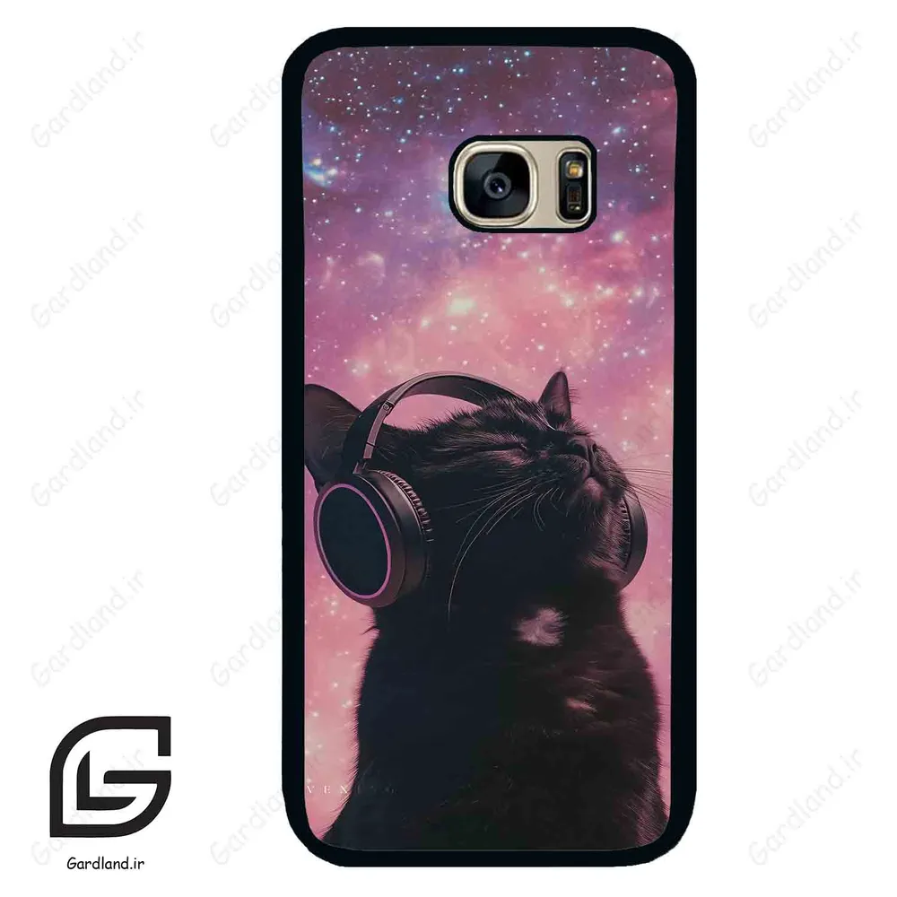 قاب گوشی سامسونگ اس 7 (Galaxy S7 ) طرح گربه کد 2641