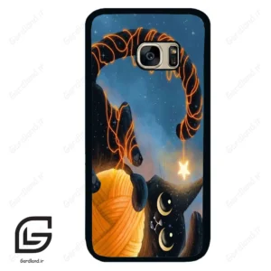قاب گوشی سامسونگ اس 7 (Galaxy S7 ) طرح گربه کد 2654