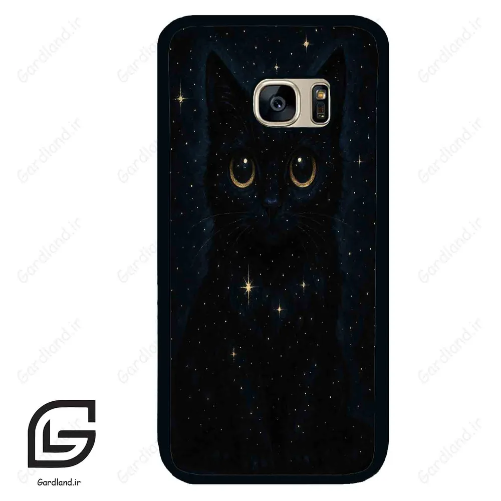 قاب گوشی سامسونگ اس 7 (Galaxy S7 ) طرح گربه کد 2655