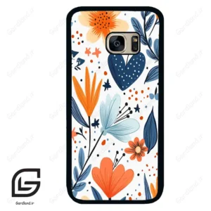 قاب گوشی سامسونگ اس 7 (Galaxy S7 ) طرح گل کد 2686