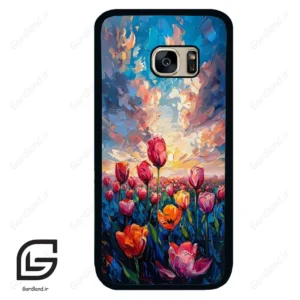 قاب گوشی سامسونگ اس 7 (Galaxy S7 ) طرح گل کد 2687