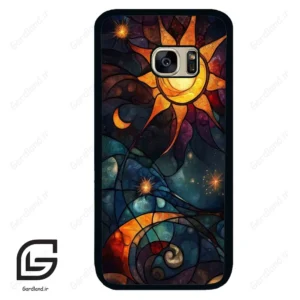 قاب گوشی سامسونگ اس 7 (Galaxy S7 ) طرح خورشید کد 2707