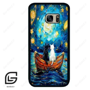 قاب گوشی سامسونگ اس 7 (Galaxy S7 ) طرح گربه کد 2727