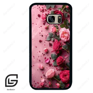 قاب گوشی سامسونگ اس 7 (Galaxy S7 ) طرح رز کد 2744