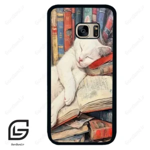قاب گوشی سامسونگ اس 7 (Galaxy S7 ) طرح گربه کد 2758