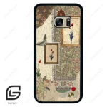 قاب گوشی سامسونگ اس 7 (Galaxy S7 ) طرح گل کد 2768