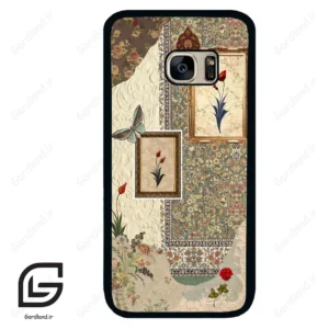 قاب گوشی سامسونگ اس 7 (Galaxy S7 ) طرح گل کد 2768