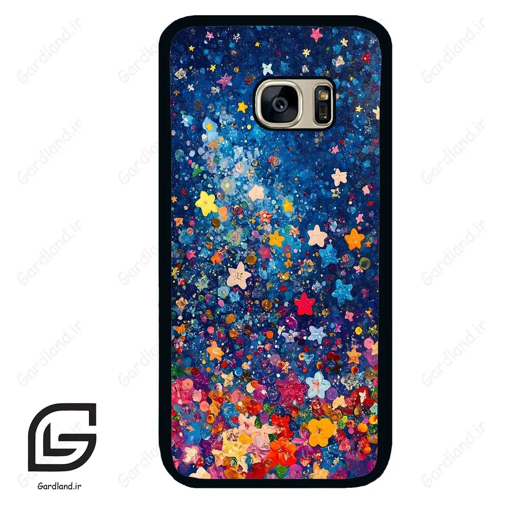 قاب گوشی سامسونگ اس 7 (Galaxy S7 ) طرح گل کد 2773