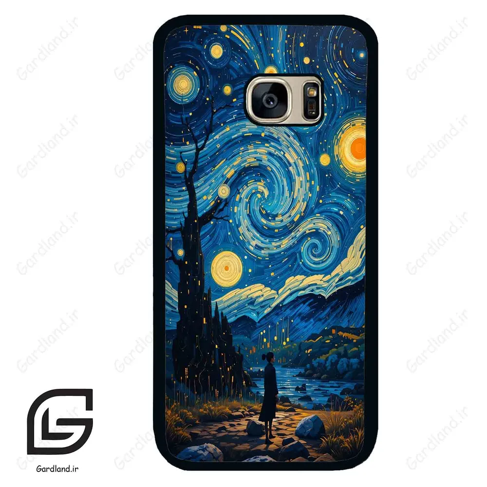 قاب گوشی سامسونگ اس 7 (Galaxy S7 ) طرح شب کد 2801