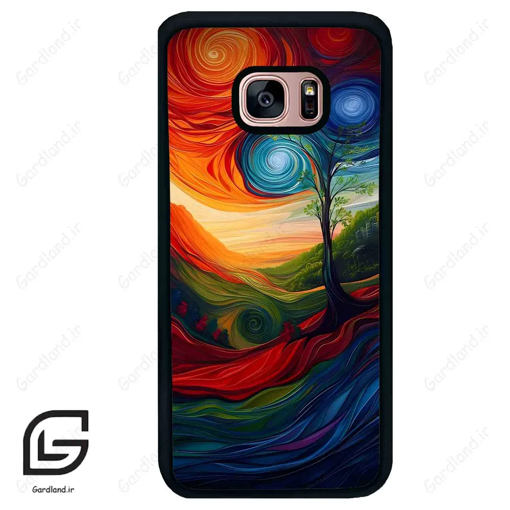 قاب گوشی سامسونگ اس 7 اج (Galaxy S7 EDGE ) طرح طبیعت کد 2002