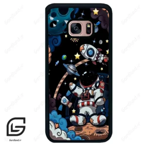 قاب گوشی سامسونگ اس 7 اج (Galaxy S7 EDGE ) طرح فضانورد کد 2007