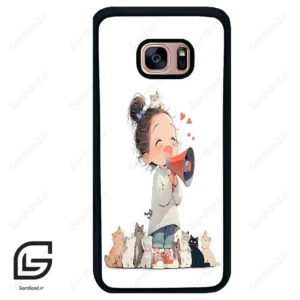 قاب گوشی سامسونگ اس 7 اج (Galaxy S7 EDGE ) طرح دخترانه کد 2027
