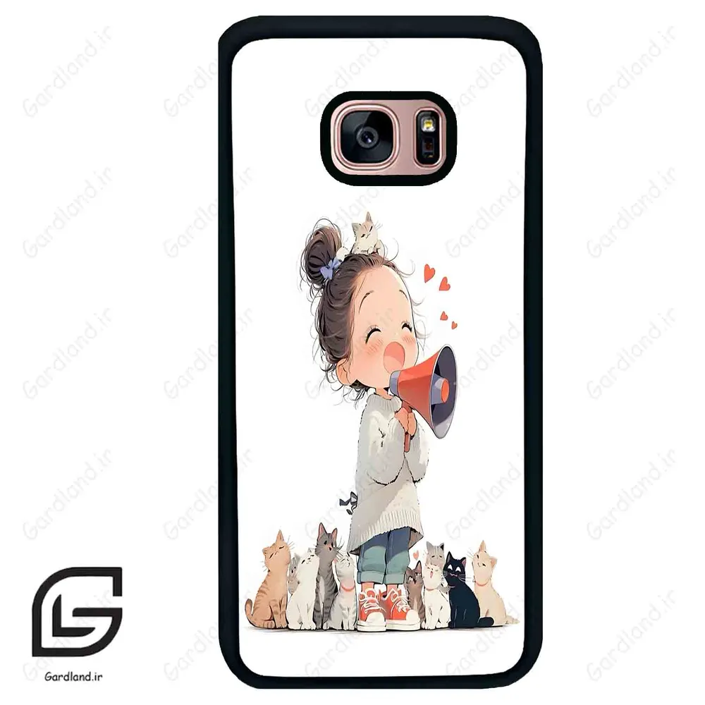 قاب گوشی سامسونگ اس 7 اج (Galaxy S7 EDGE ) طرح دخترانه کد 2027