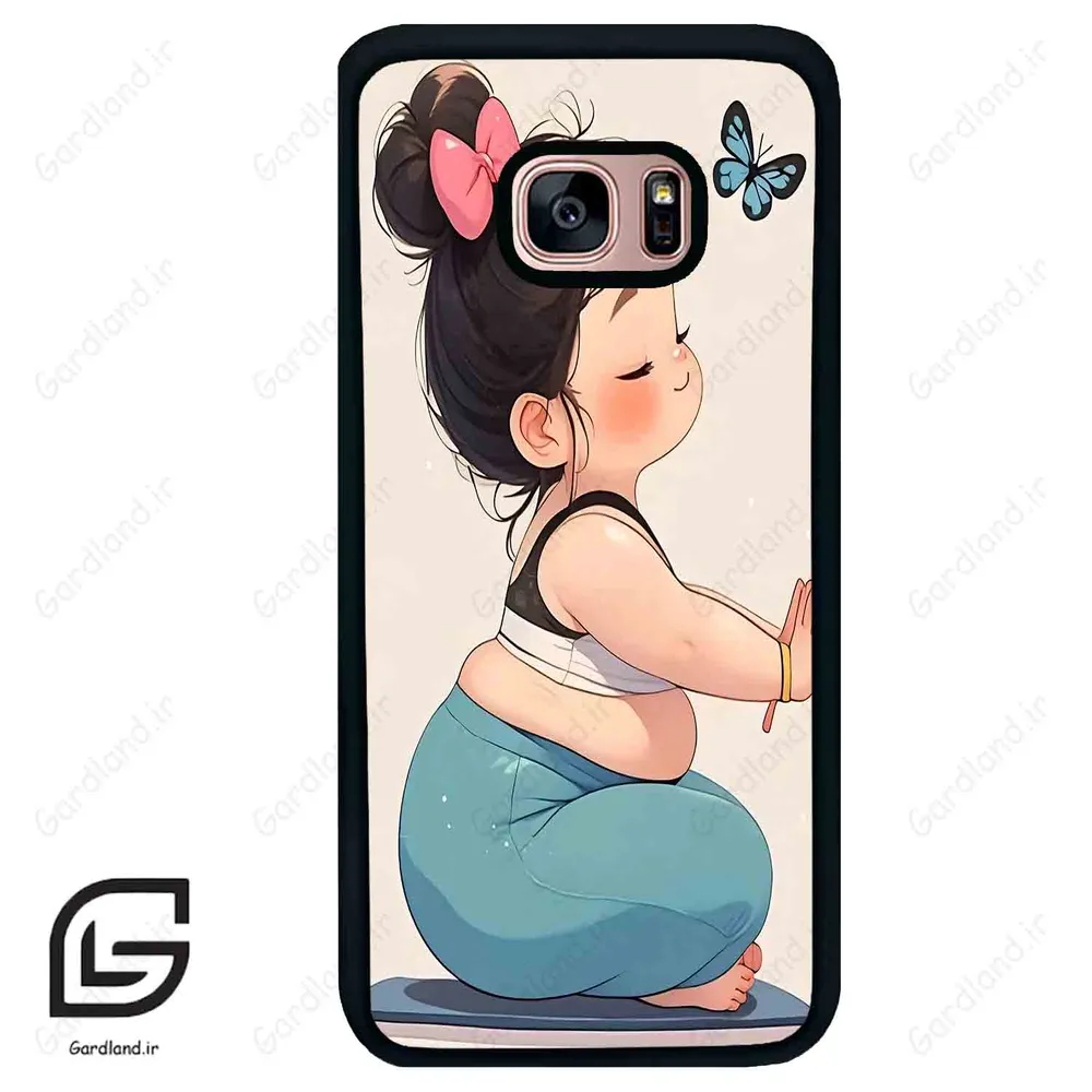 قاب گوشی سامسونگ اس 7 اج (Galaxy S7 EDGE ) طرح دخترانه کد 2032