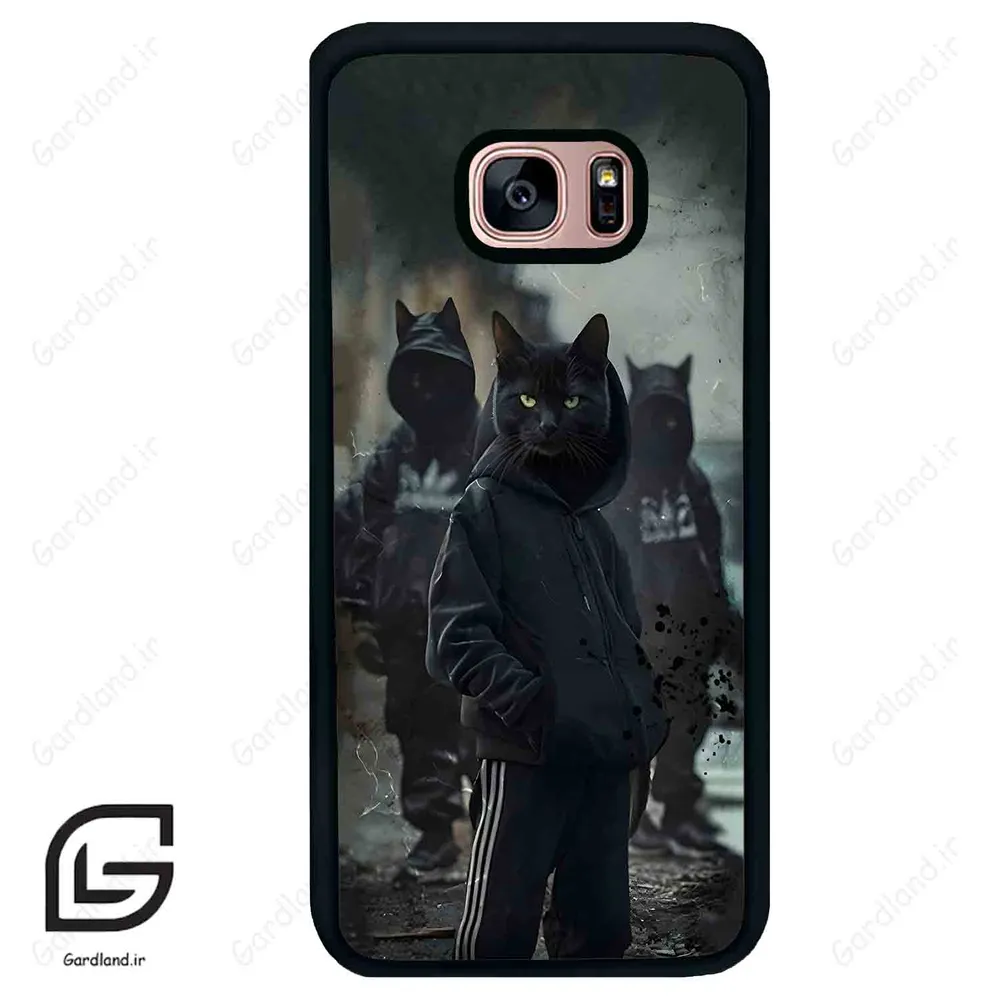 قاب گوشی سامسونگ اس 7 اج (Galaxy S7 EDGE ) طرح گربه کد 2091