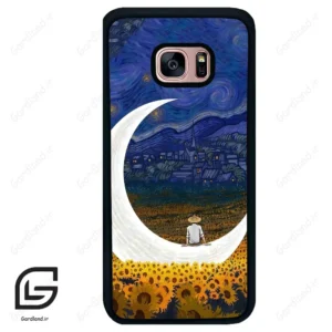 قاب گوشی سامسونگ اس 7 اج (Galaxy S7 EDGE ) طرح ماه کد 2125