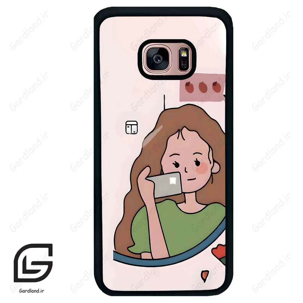 قاب گوشی سامسونگ اس 7 اج (Galaxy S7 EDGE ) طرح دخترانه کد 2141