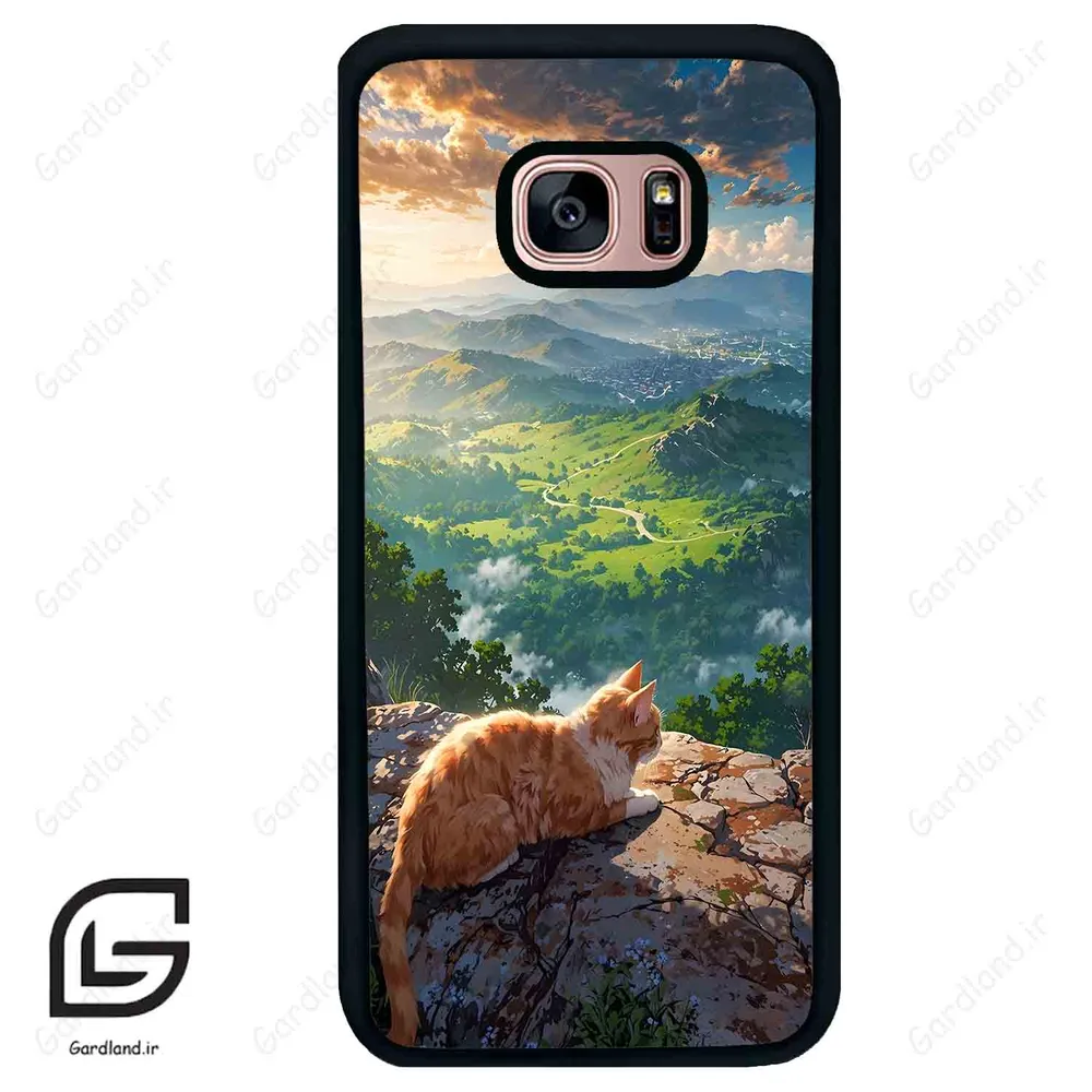 قاب گوشی سامسونگ اس 7 اج (Galaxy S7 EDGE ) طرح گربه کد 2203