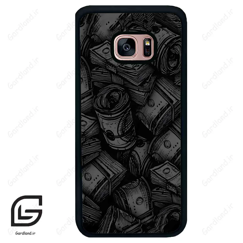 قاب گوشی سامسونگ اس 7 اج (Galaxy S7 EDGE ) طرح دلار کد 2218