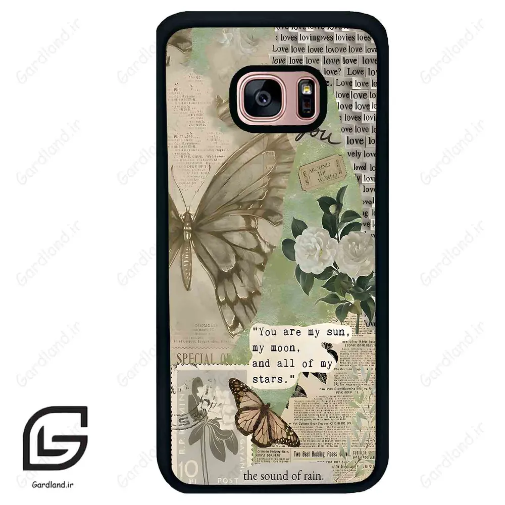 قاب گوشی سامسونگ اس 7 اج (Galaxy S7 EDGE ) طرح پروانه کد 2244