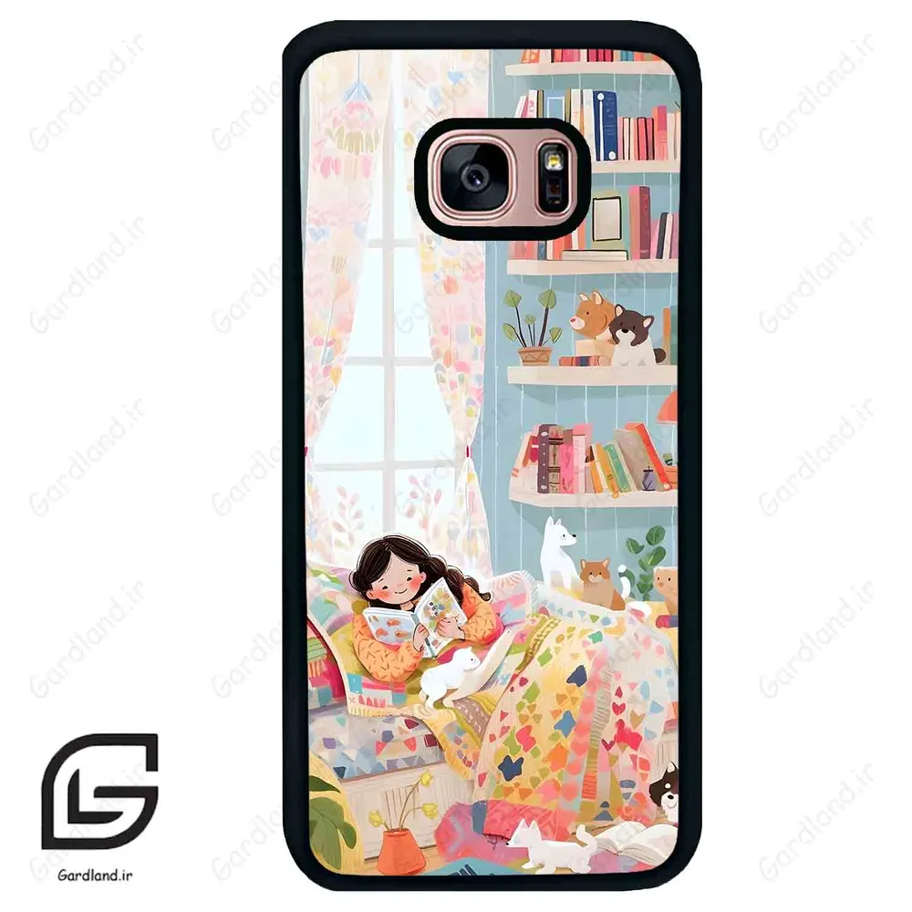 قاب گوشی سامسونگ اس 7 اج (Galaxy S7 EDGE ) طرح دخترانه کد 2325