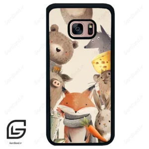 قاب گوشی سامسونگ اس 7 اج (Galaxy S7 EDGE ) طرح حیوانات کد 2338