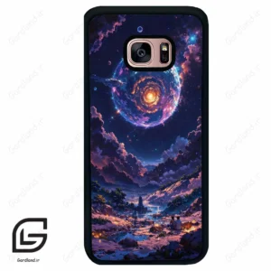 قاب گوشی سامسونگ اس 7 اج (Galaxy S7 EDGE ) طرح ماه کد 2344