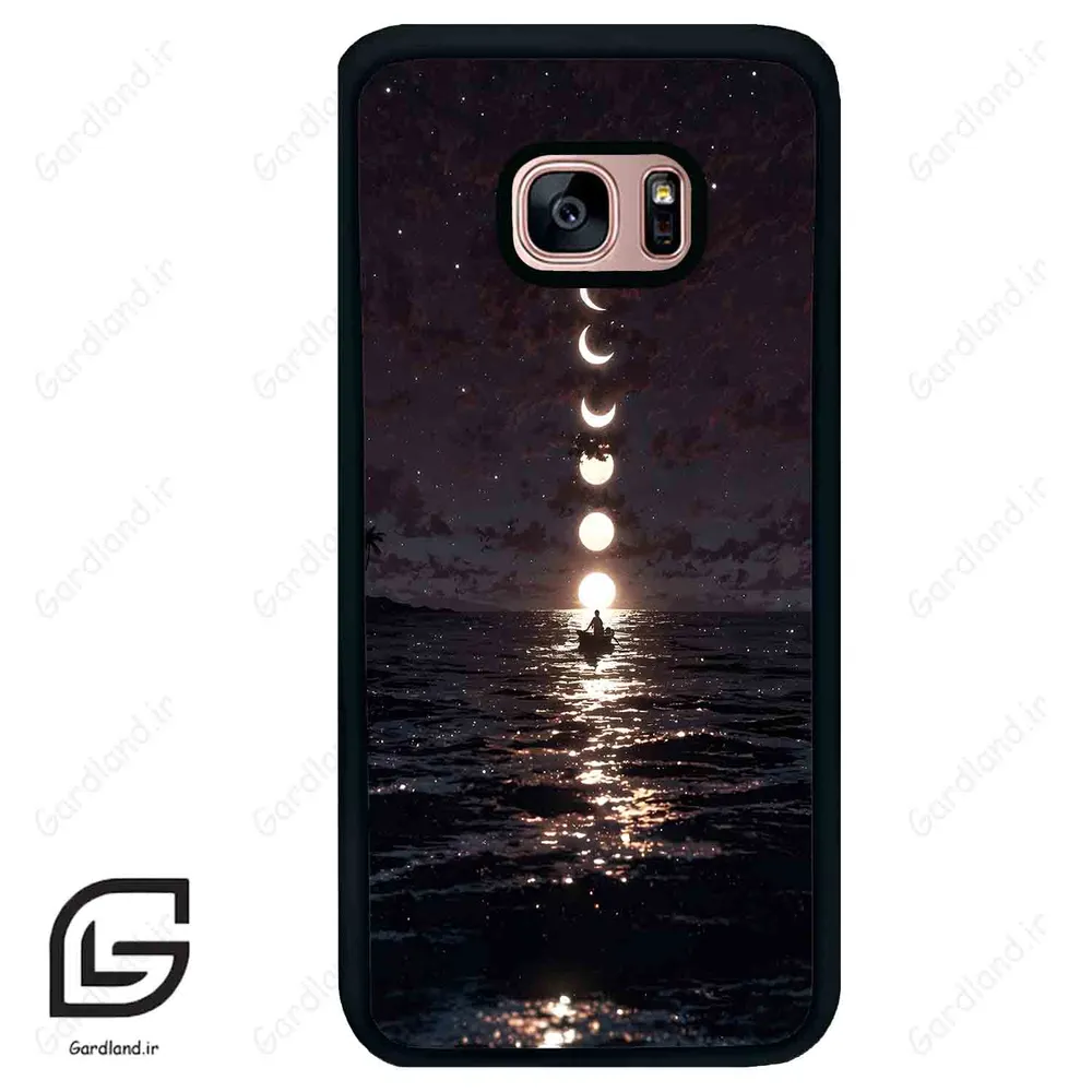 قاب گوشی سامسونگ اس 7 اج (Galaxy S7 EDGE ) طرح ماه کد 2353