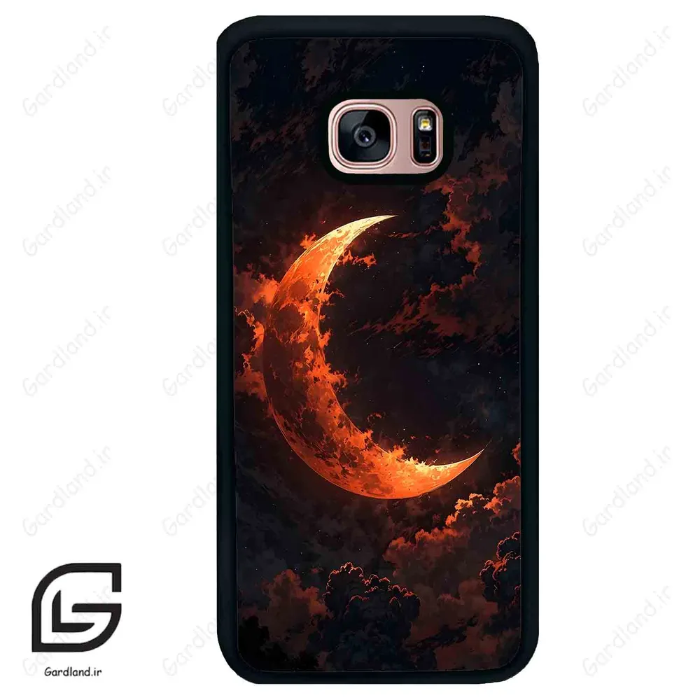 قاب گوشی سامسونگ اس 7 اج (Galaxy S7 EDGE ) طرح ماه کد 2357