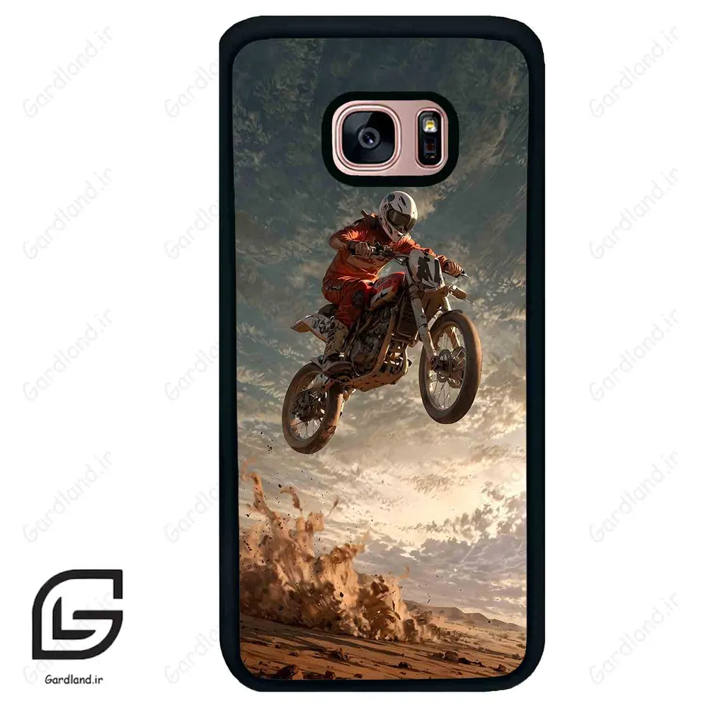 قاب گوشی سامسونگ اس 7 اج (Galaxy S7 EDGE ) طرح موتورسوار کد 2369