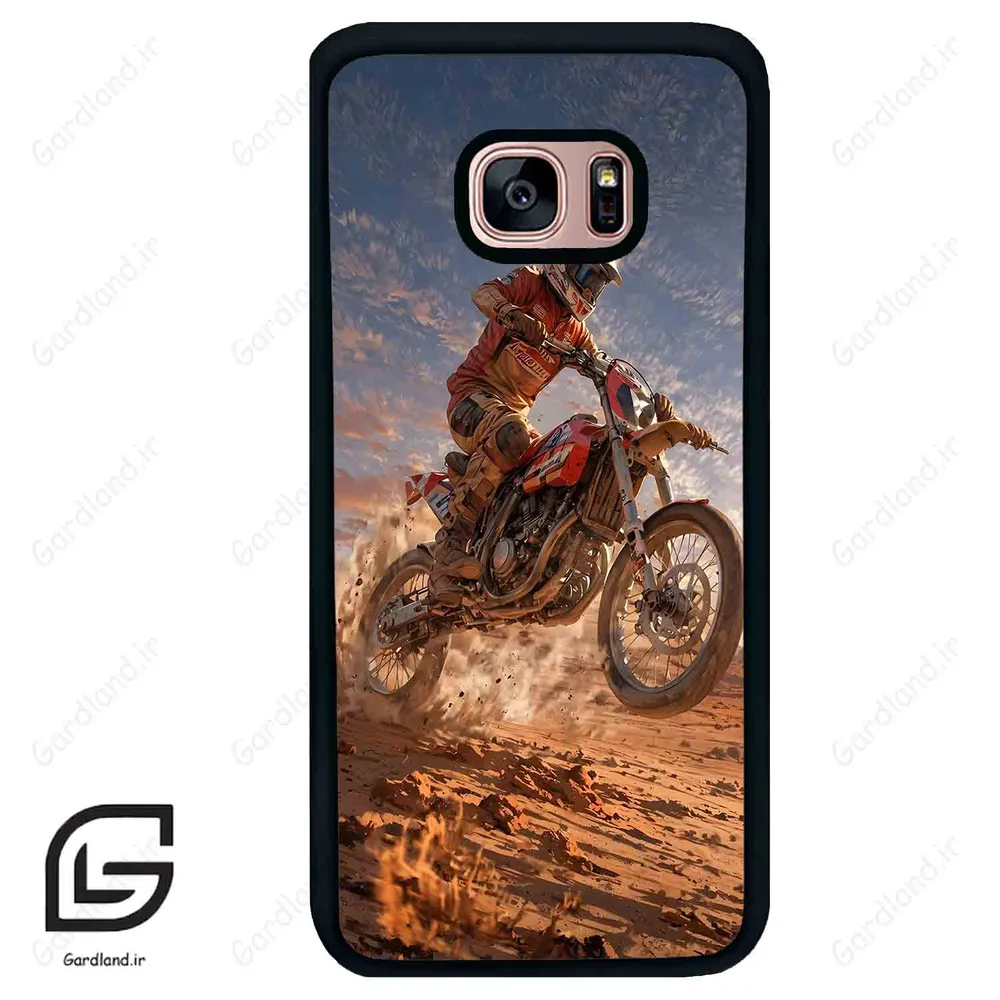 قاب گوشی سامسونگ اس 7 اج (Galaxy S7 EDGE ) طرح موتورسوار کد 2370