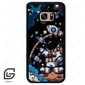 قاب گوشی سامسونگ اس 7 اج (Galaxy S7 EDGE ) طرح فضانورد کد 2392