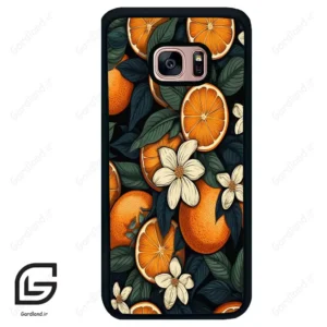 قاب گوشی سامسونگ اس 7 اج (Galaxy S7 EDGE ) طرح پرتقالی کد 2423