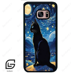 قاب گوشی سامسونگ اس 7 اج (Galaxy S7 EDGE ) طرح گربه کد 2438