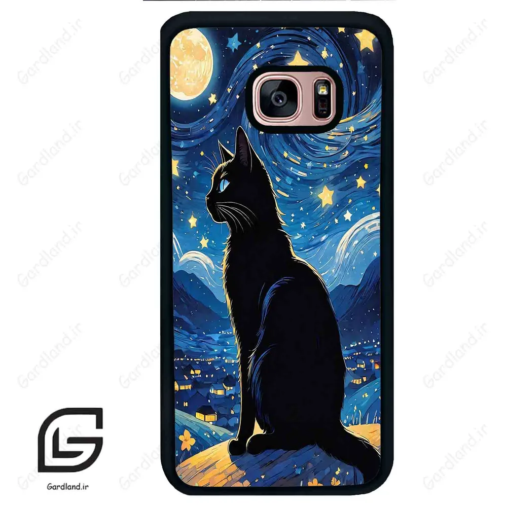 قاب گوشی سامسونگ اس 7 اج (Galaxy S7 EDGE ) طرح گربه کد 2438