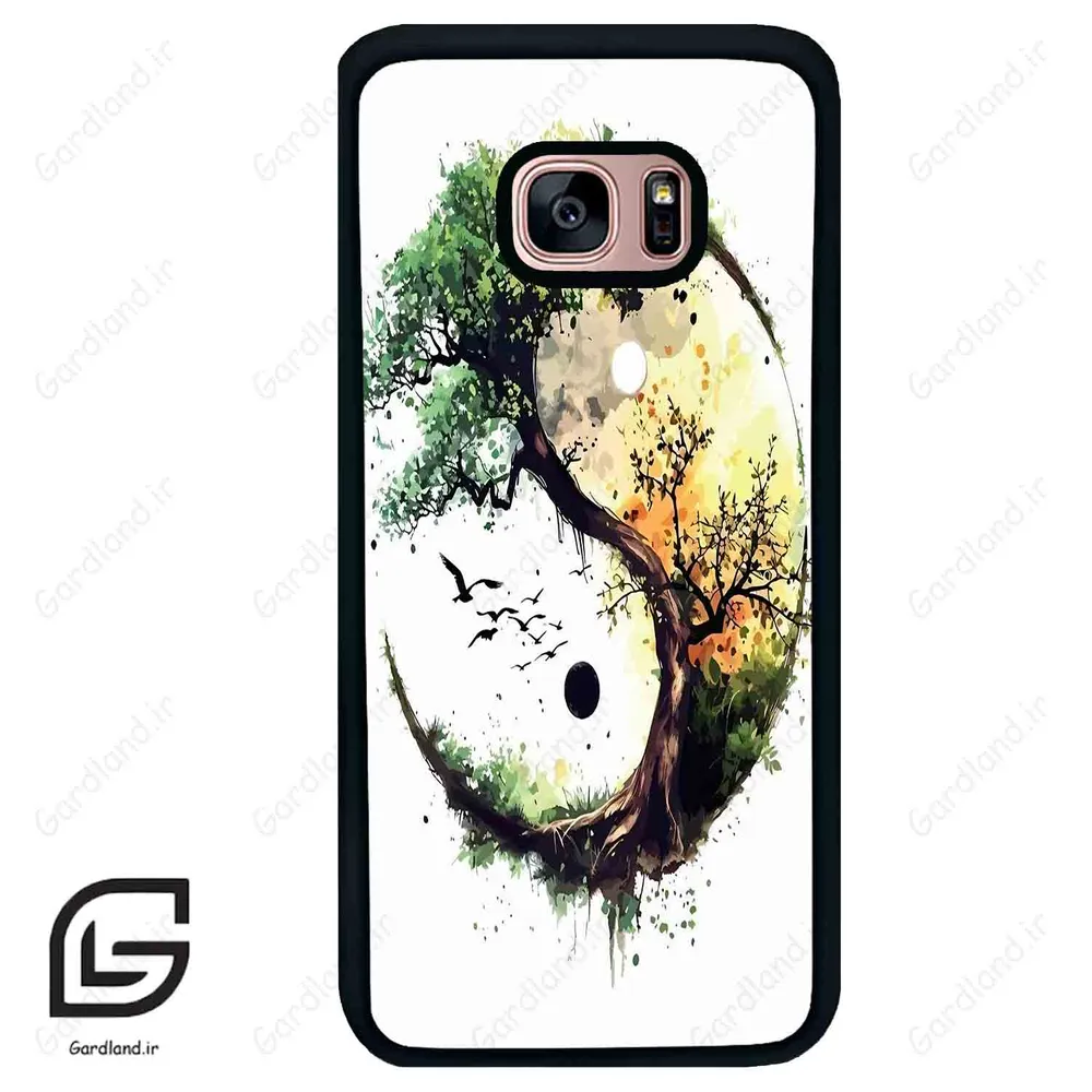 قاب گوشی سامسونگ اس 7 اج (Galaxy S7 EDGE ) طرح یین کد 2446